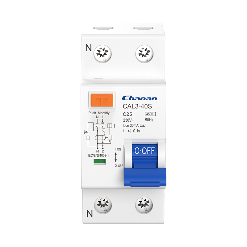 CAL3-40S 4.5kA SPN RCBO Residual Current Circuit Breaker with Overcurrent Protection