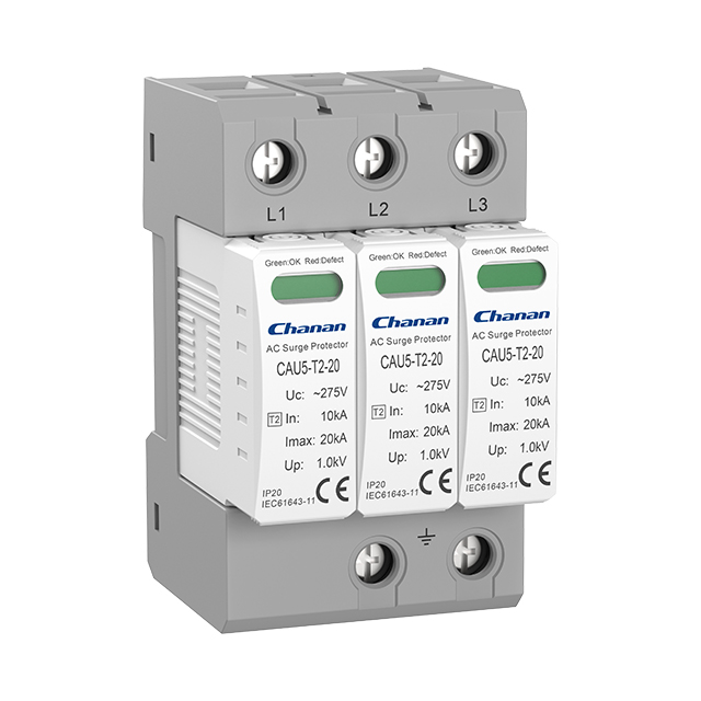 CAU5 Type 2 AC Surge Protector Imax 20kA