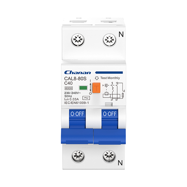 6kA RCBO residual current circuit breaker with overcurrent protection