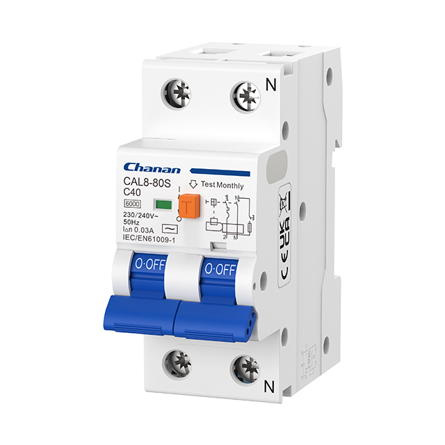 6kA RCBO residual current circuit breaker with overcurrent protection