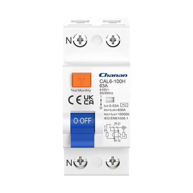 CAL6-100H 10kA RCCB Residual Current Breaker