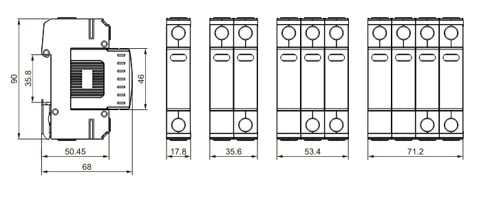 CAU5-T2-20kA-Size