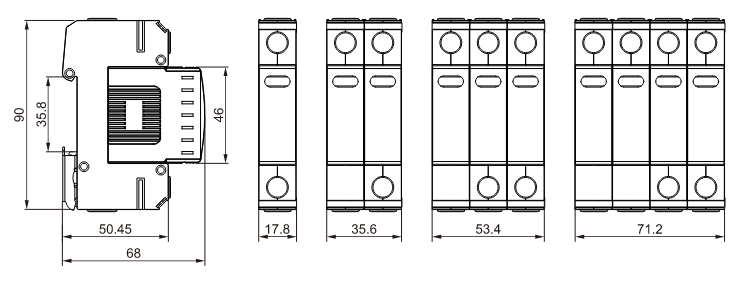 CAU5-T2-40-AC-SPD-Size