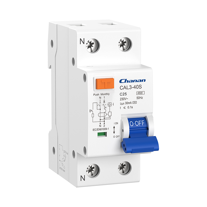 CAL3-40S 4.5kA SPN RCBO Residual Current Circuit Breaker with Overcurrent Protection