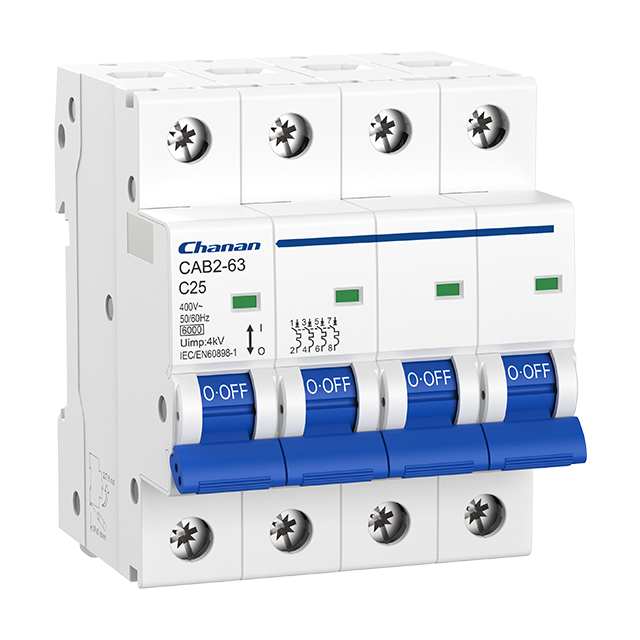CAB2-63 6kA Miniature Circuit Breaker (MCB)